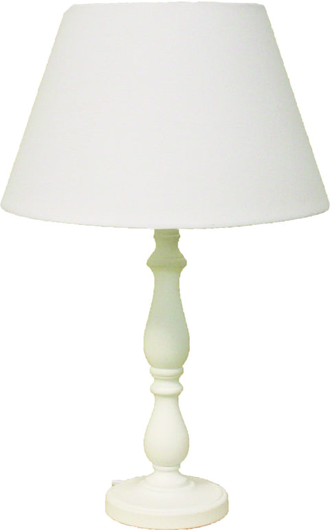 CUDDLES AT HOME "KATHLEEN" LAMP WITH WHITE HOOD