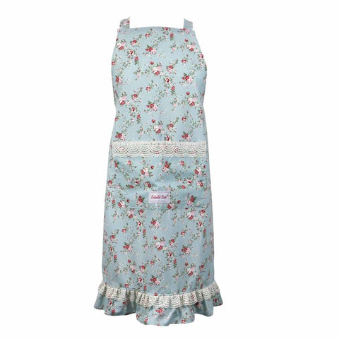 ISABELLE ROSE ANDREA cotton apron with flowers 65x85 cm APRON