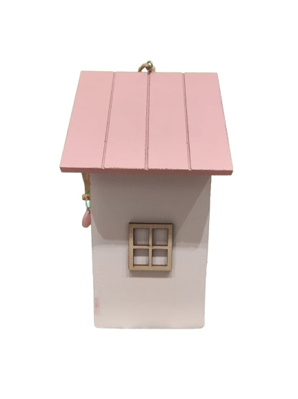 MAGNUS REGALO Wooden bird house SAKURA 2 variants with pink flowers H22cm
