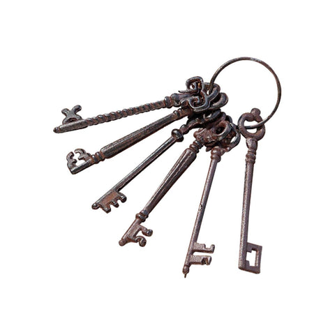 MAGNUS REGALO Porte-clés métal marron décoration 6x4x20 cm