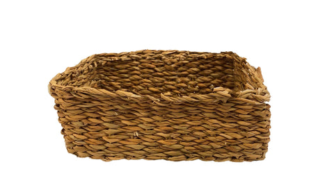 MAGNUS REGALO Rectangular wicker effect basket SOPHY natural 35x25x12 cm