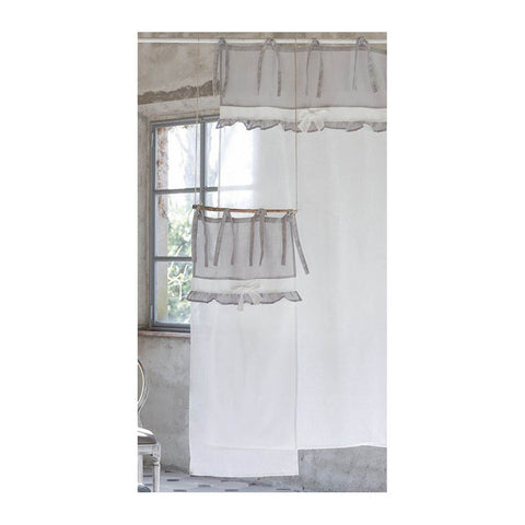 BLANC MARICLO’ Set 2 mantovane CINDERELLA grigio 60x140 cm A28210