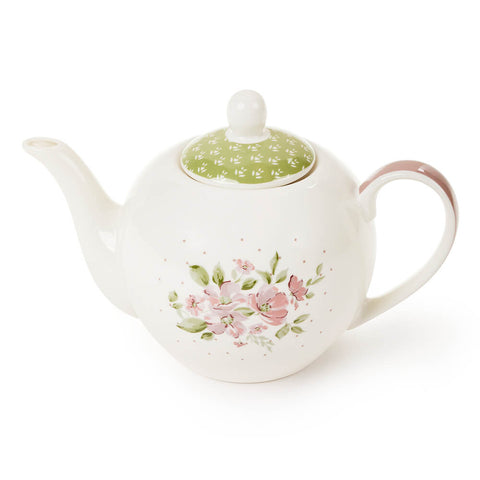Nuvole di Stoffa Shabby Chic porcelain teapot "Wendy" 950 ml