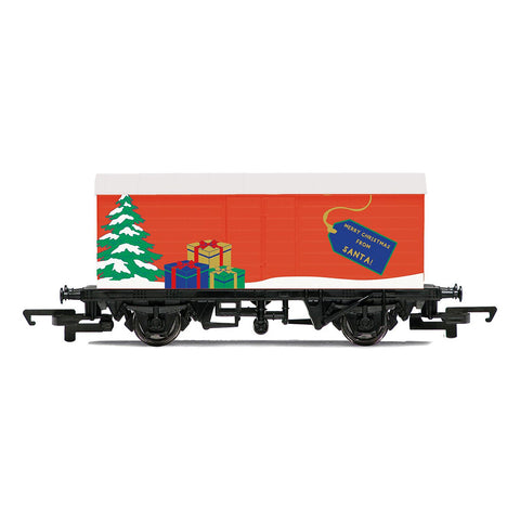 Hornby Santa Claus gift wagon for Christmas village 11.6x3.5xh5 cm