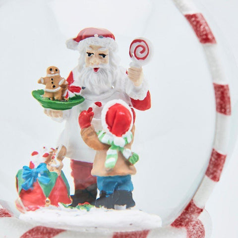 Enzo De Gasperi Snowball Distributeur de bonbons Père Noël et led baby