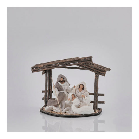 EDG Enzo De Gasperi Figurines de la Nativité seigneur sainte famille en résine H28 cm
