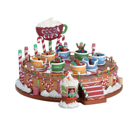 LEMAX COCOA CUPS Build your village with lights and music 74222