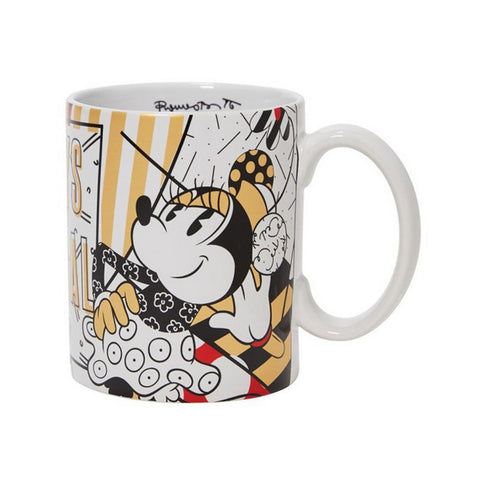 Enesco Disney Britto porcelain Mickey &amp; Minnie mug