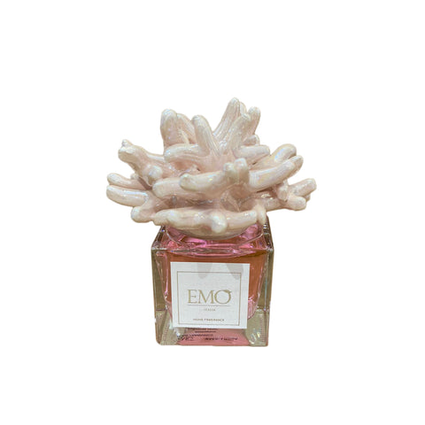 EMO' ITALIA Perfumer with pink coral room fragrance with sticks 50 ml