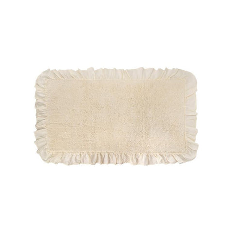 FABRIC CLOUDS Carpet ROMANTIQUE beige cotton 55x100 cm KCT21425A