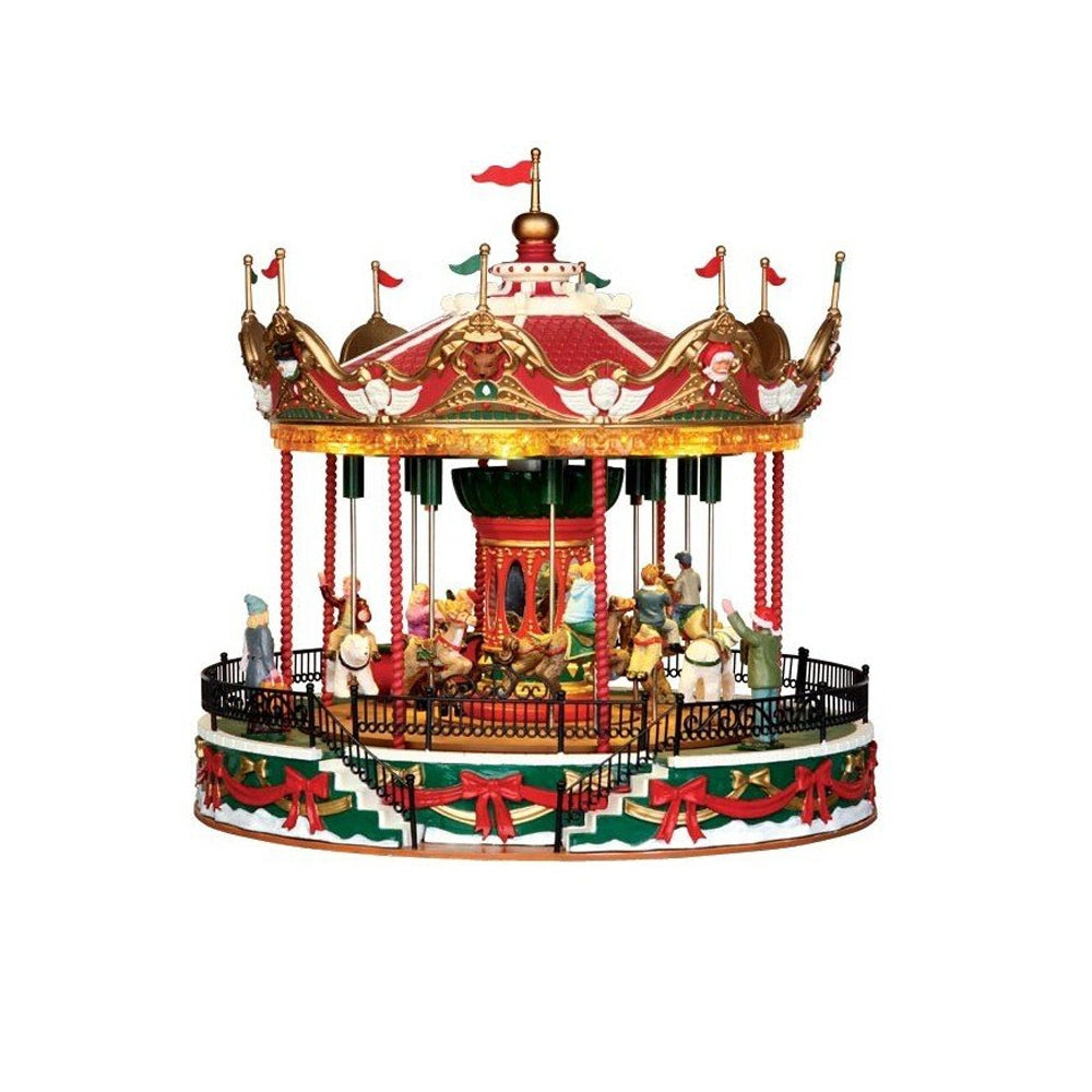 LEMAX Weihnachtskarussell baue dein Weihnachtsdorf 34682 – Angelica Home Stabia