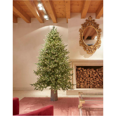 EDG Sapin de Noël en pin de luxe avec 4000 lumières LED D142 - H210 cm