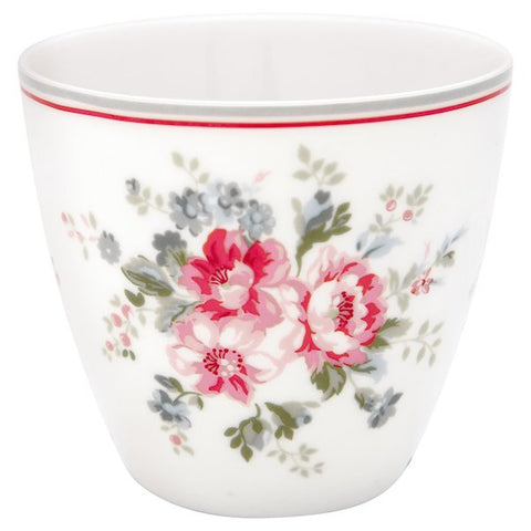 GREENGATE Porcelain cup ELOUISE milk or tea glass 9x10cm STWLATELO0106