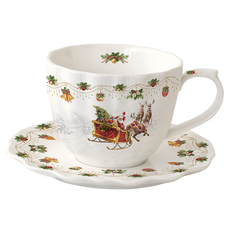 Easy Life "Nostalgic Christmas" porcelain tea cup 320 ml