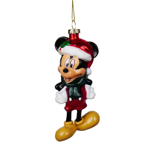 Inspirations de Noël Disney Mickey Mouse en verre h14 cm