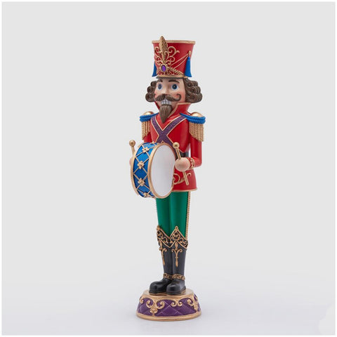 EDG Christmas nutcracker soldier in resin with drum