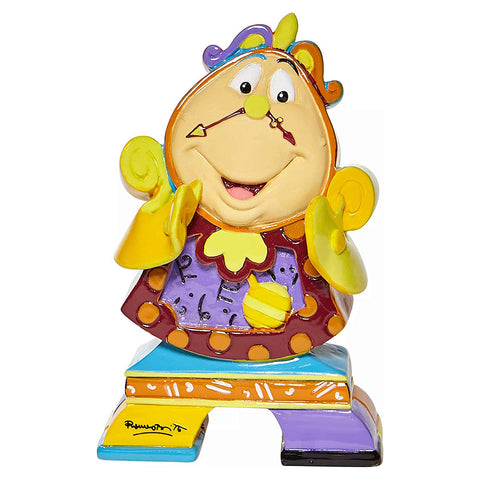 Disney Tockins Cogsworth mini figurine "Beauty and the Beast" in multicolored resin 5x3xh7.5 cm
