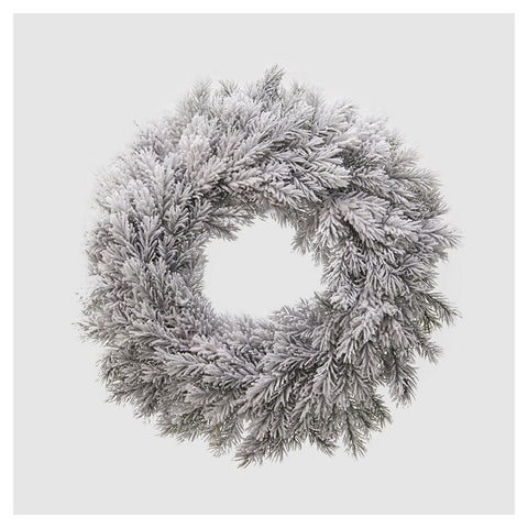 EDG Snowy Christmas wreath with west pine crown D56 cm