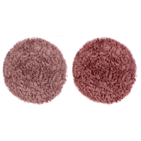 BLANC MARICLO' Decorative cushion DECO round pink 45cm A28063