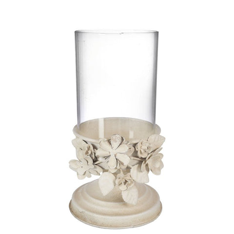 CUDDLES AT HOME ROSES CANDLESTICK D.10XH.23CM