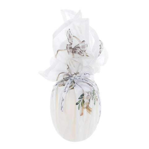 Blanc Mariclò Foulard porta uovo di pasqua "Mon Petit Lapin" 85×85 cm