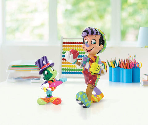 Figurine Disney Pinocchio en résine multicolore 8x13xh20.6 cm