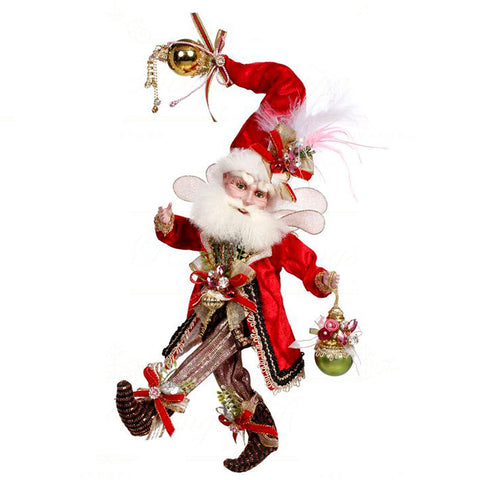 GOODWILL Mark Roberts Figurine fée Père Noël en résine, fait main