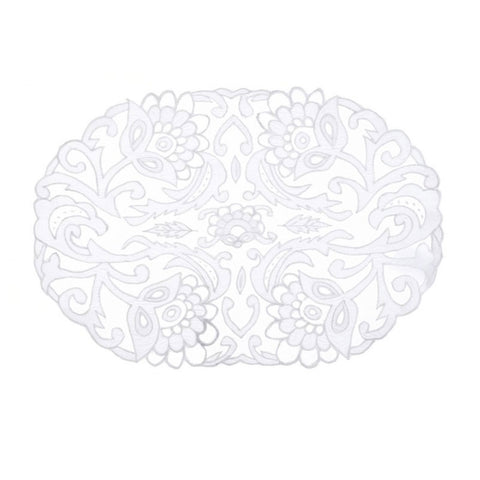 BLANC MARICLO' American placemat set "EASTHER" 35x50 cm A2185499BI