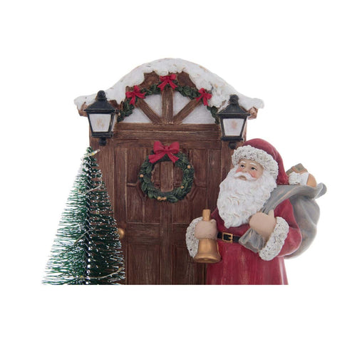 Blanc Mariclò Santa Claus with resin LED lights 18x9x22 cm