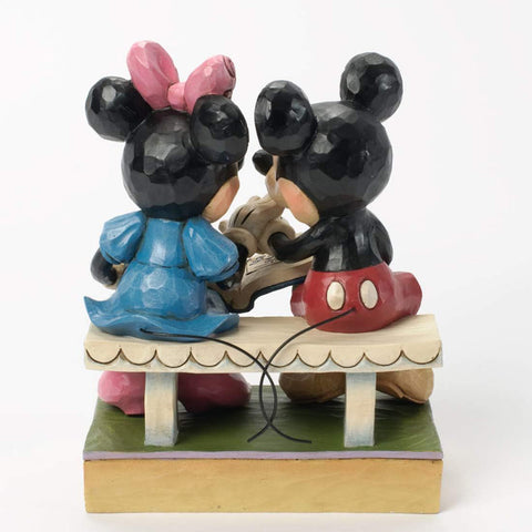 Figurine Enesco Mickey Mouse et Mickey Mouse en résine 85ème Anniversaire Jim Shore