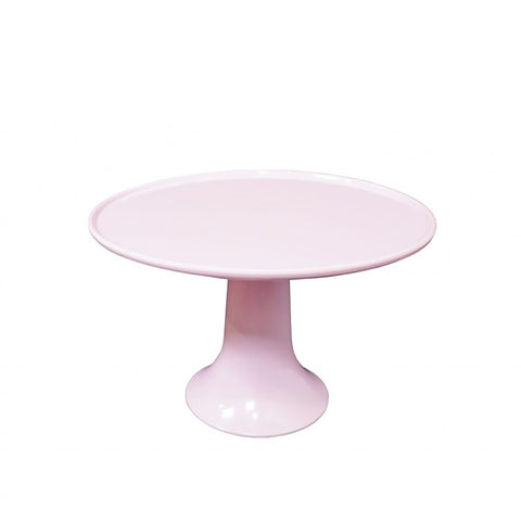 ISABELLE ROSE Stand Cake plate in unbreakable pink melamine Ø21,5 cm