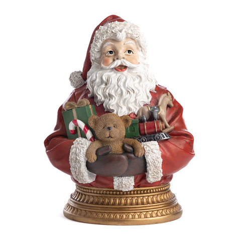 GOODWILL Bust of Santa Claus in resin