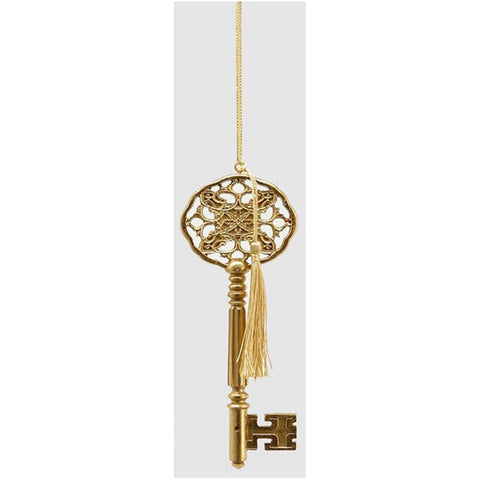 EDG Keys to hang golden Christmas decoration H19 cm 3 variants (1pc)