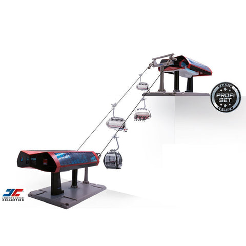 Jaegerndorfer Ski lift chairlift with motor cabin 24x29xh21 cm
