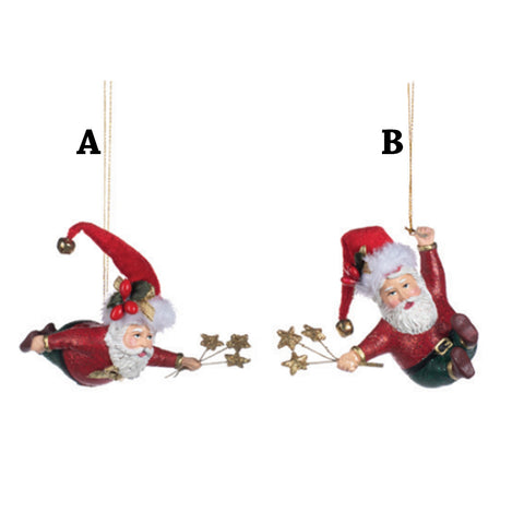 GOODWILL Christmas decoration Santa Claus for red resin tree 2 variants 13 cm