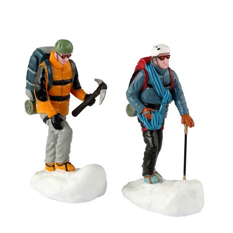LEMAX Two-piece set "MOUNTAINEERS" resin climbers Vail Village