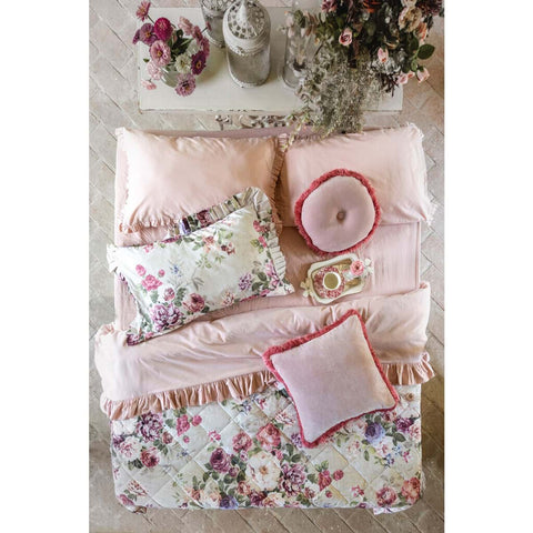 Blanc Mariclò Beige double quilt and 2 SPLENDORE pillowcases 260x260cm