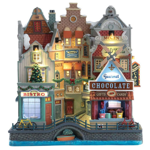 LEMAX LED illuminated building "Seaside Christmas "Build your own village"