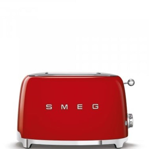 Grille-pain SMEG 2 tranches style années 50 rouge inox 950W 198x310 cm