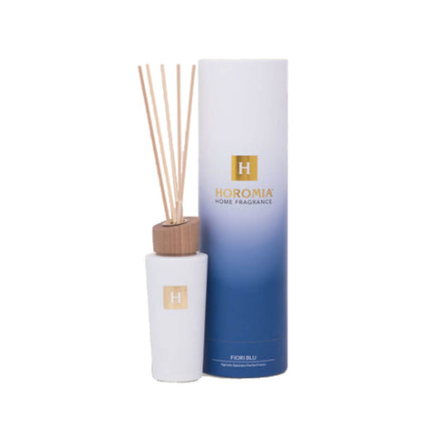 HOROMIA Room diffuser with sticks RATTAN FLOWERS BLUE home fragrance 200ml