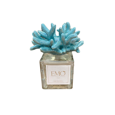 EMO' ITALIA Parfum d'ambiance avec bâtons au corail tiffany 100 ml