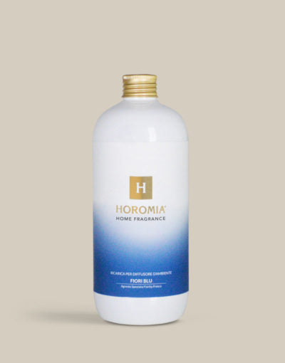 HOROMIA Ricarica refill per diffusore bastoncini FIORI BLU home fragrance 500 ml
