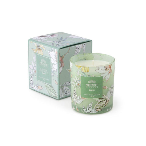 HERVIT Scented candle in glass BLOSSOM EARTH 7x8 cm
