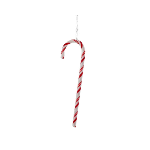 EDG Decoro bastoncino di zucchero decorazione per albero PVC bianco rosso H15 cm