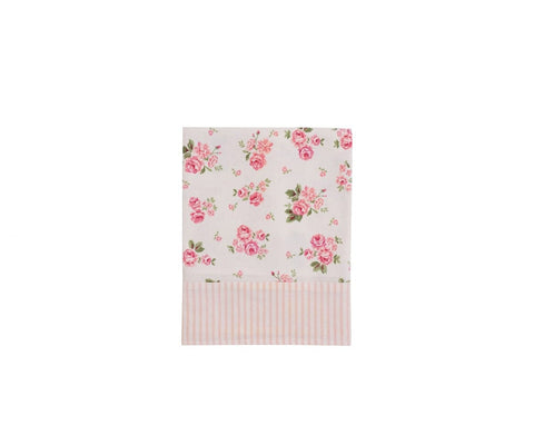 ISABELLE ROSE Tovaglia con rose LUCY Shabby chic vintage 100 × 100 cm IRLU10