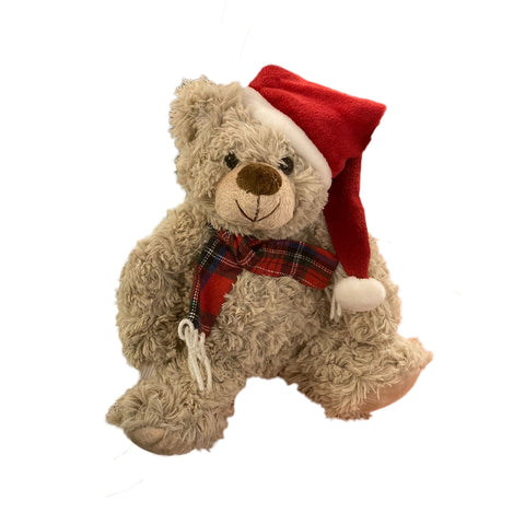 MAGNUS REGALO KARLI peluche ours en peluche avec bonnet et écharpe 2 variantes H20 cm