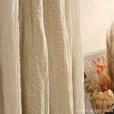 OPIFICIO DEI SOGNI Set of 2 lace curtain panels ANNA ivory 140x300 cm