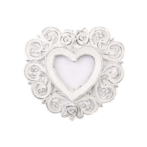 VIRGINIA CASA Ceramic heart photo frame to hang 32x30 cm