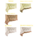 L'ATELIER 17 Tappeto Rettangolare Antiscivolo per Bagno, Tappetino in Spugna di Cotone con Frill e Raso a Fiori, Shabby Chic Lavinia 5 Varianti Bianco L'ATELIER 17 Tappeto Rettangolare Antiscivolo per Bagno, Tappetino in Spugna di Cotone con Frill e Raso a Fiori, Shabby Chic Lavinia 5 Varianti Bianco