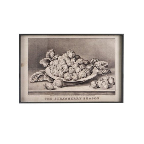 BLANC MARICLO' Assorted paintings with fruit "STILL LIFE" 60x4.5x40 cm A28290